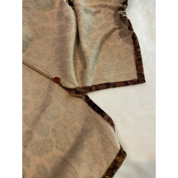 Fred David Ladies Vintage Top Animal Print Polyester Size 8 Long Sleeve - Picture 5 of 8